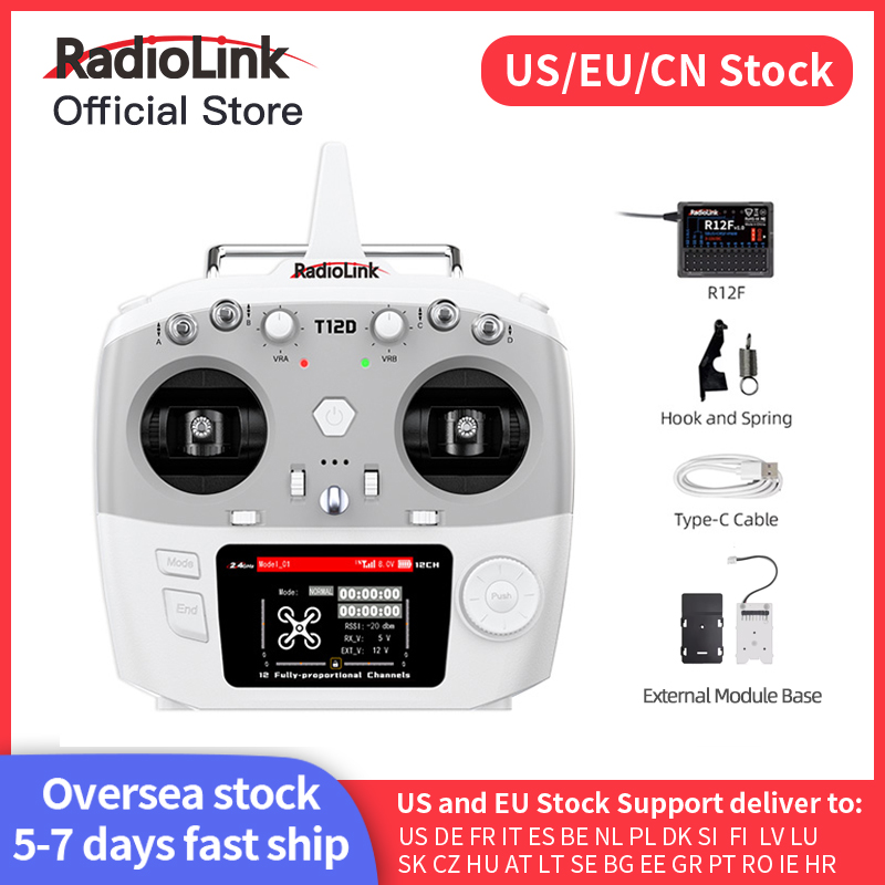 Joystick Rc Drone - Radiolink T12D ELRS Transmisor de 12