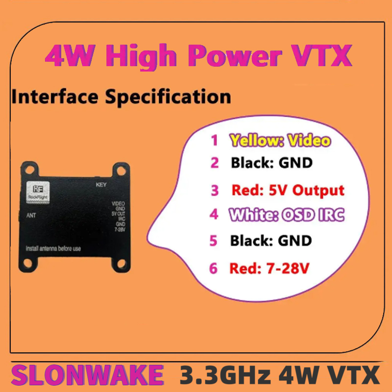 Transmisor de Video VTX SLONWA - Drone Rc Fpv reseña y precio