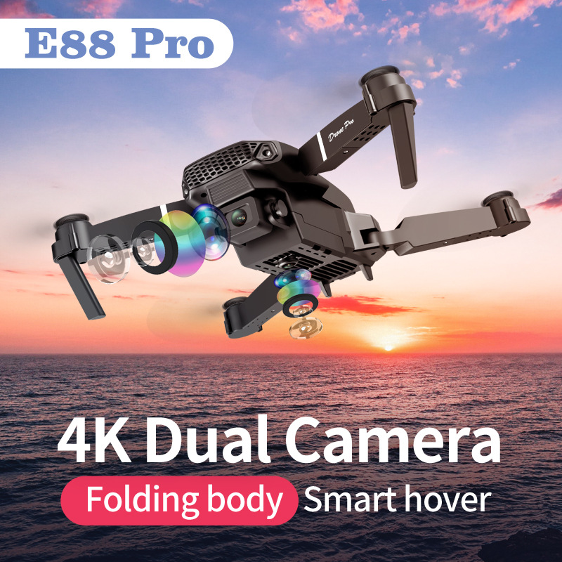 Dron profesional E88pro, flujo - Drone E88Pro Rc 4K reseña y precio