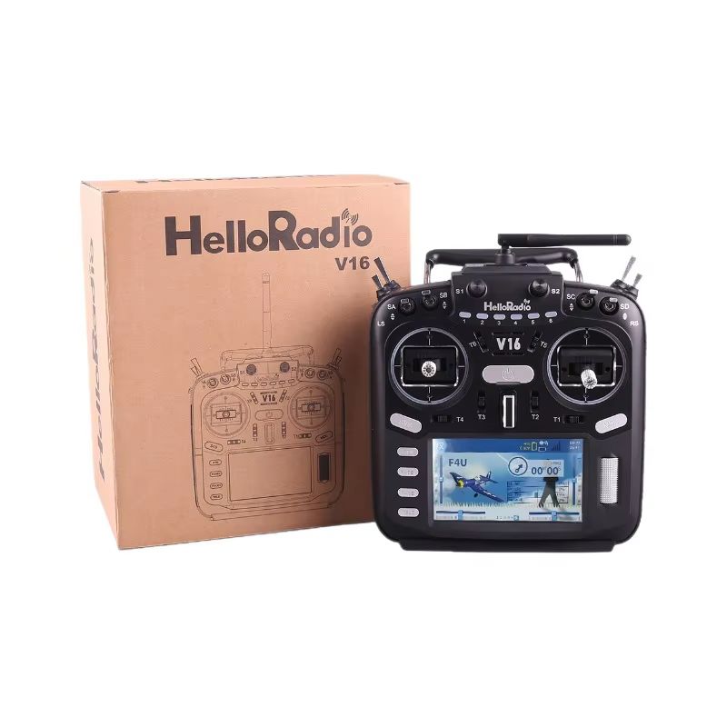 Transmisor HelloRadio V16 MAX  - Drone Motion Rc reseña y precio