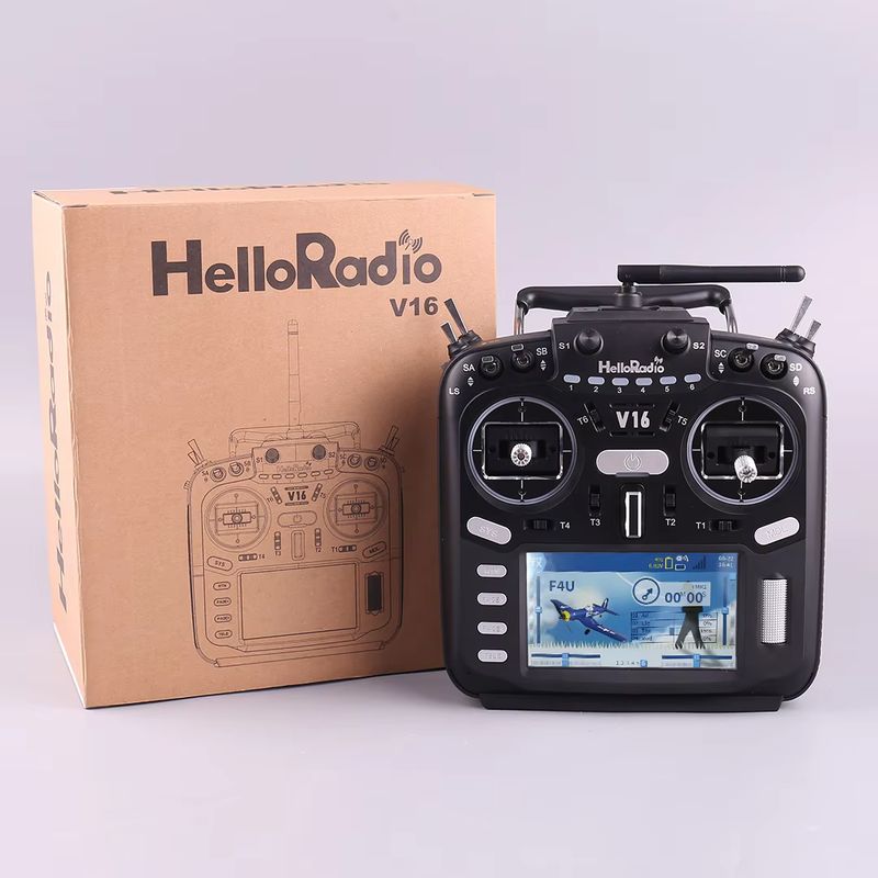 Transmisor HelloRadio V16 MAX  - Drone Motion Rc reseña y precio