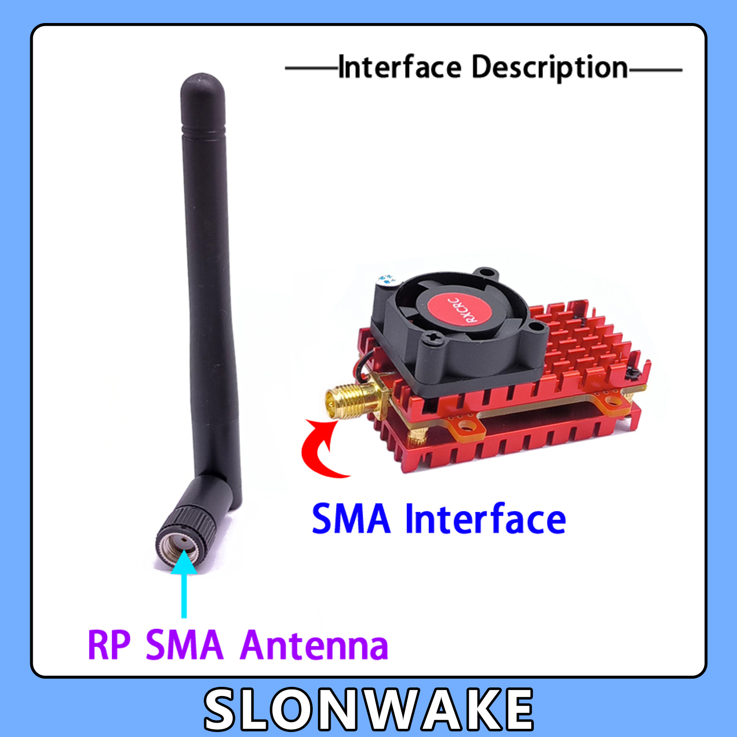 SLONWAKE 5,8G 2W VTX FPV 1800T - Joystick Rc Drone reseña y precio