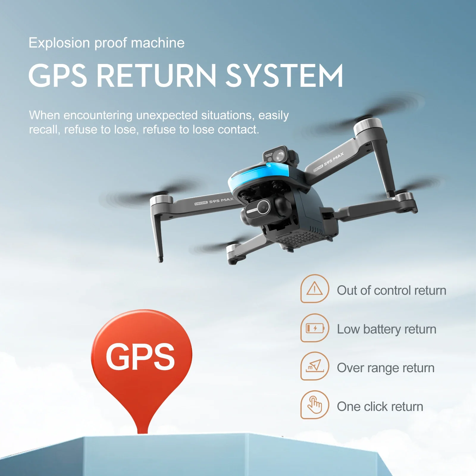 Nuevo S9S MAX MINI Drone 4K 2  - Drone E88Pro Rc 4K reseña y precio