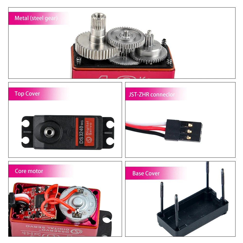 40KG Dsservo DS3240 alto par D - Rc Car Servo reseña y precio