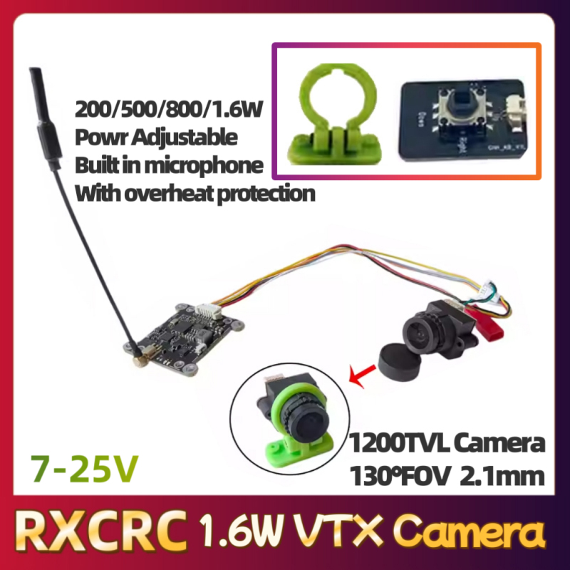 Módulo RXCRC 5.8G 48CH 1.6W VT - Drone Rc Fpv reseña y precio
