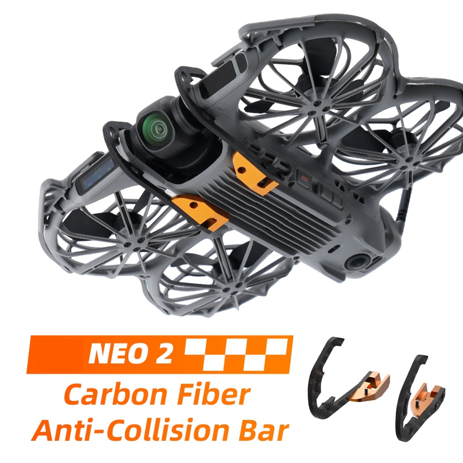 Barra de protección de cardán  - Drone Udi Rc reseña y precio