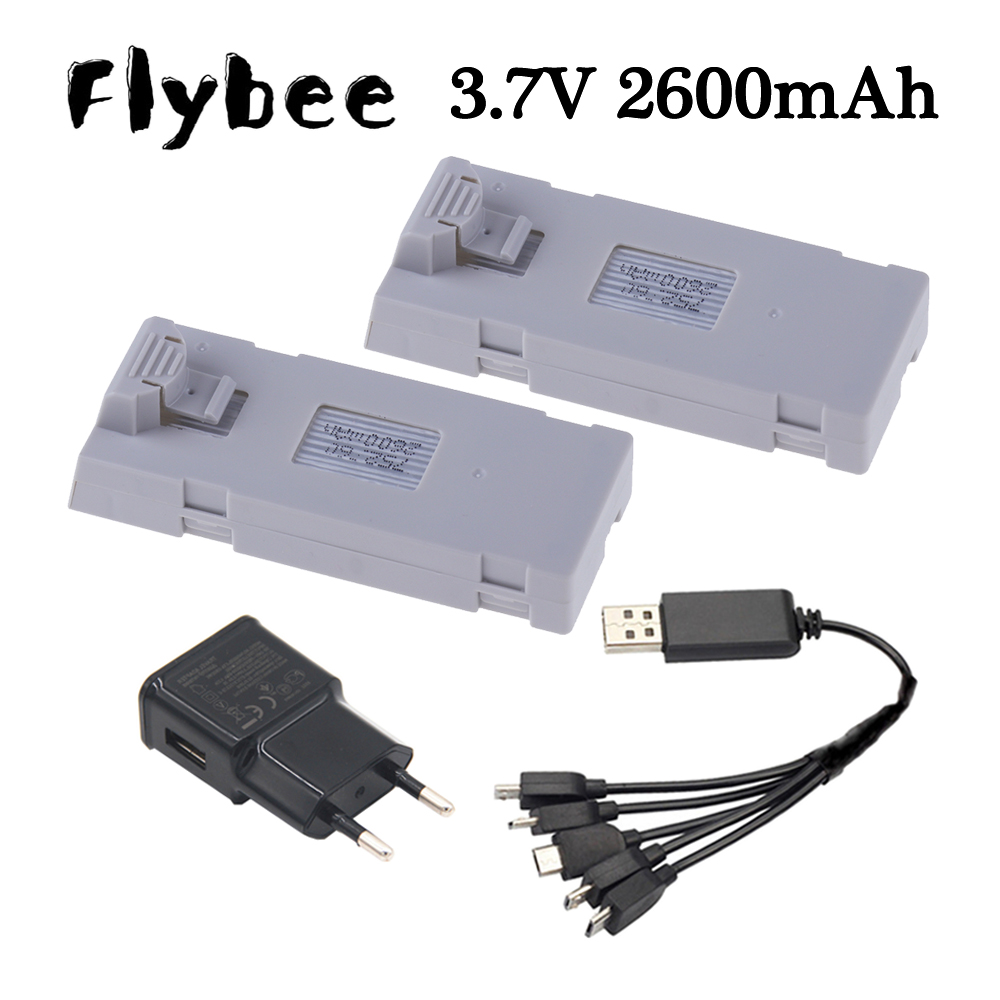 3,7 V 2600mAh RC Drone batería - Drone Rc E99 Pro reseña y precio