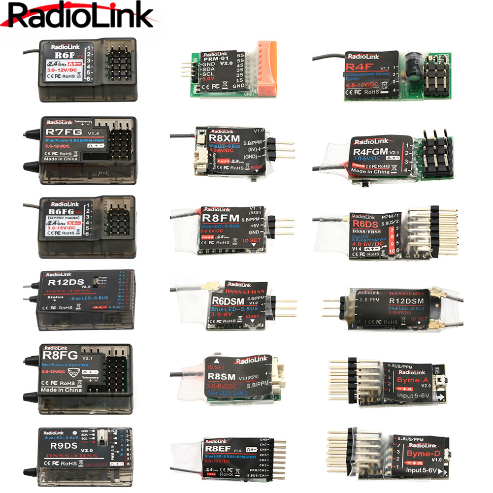 Radiolink R12DSM R12DS R9DS R8 - Joystick Rc Drone reseña y precio